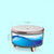 Ultrasonic Aromatherapy Diffuser Humidifier Essential Oil Diffuser US Plug(Purple Flower Dot)