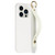 For iPhone 14 Pro Wrist Strap Holder TPU Phone Case(White)