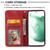 For Samsung Galaxy S21+ 5G Cubic Grid Calf Texture Magnetic Closure Leather Phone Case(Red)