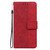 For Honor X9 / X9 5G Geometric Embossed Flip Leather Phone Case(Red)