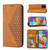 For Samsung Galaxy A51 4G Cubic Grid Calf Texture Magnetic Closure Leather Phone Case(Yellow)