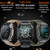 Heart Rate Blood Pressure Blood Oxygen Monitoring Outdoor Smart Bluetooth Watch(Khaki)