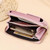 Women Shoulder Crossbody Bag Lock Small Square Bag Cell Phone Bag(Red)
