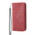 For Samsung Galaxy A51 4G Cubic Grid Calf Texture Magnetic Closure Leather Phone Case(Red)