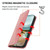 For iPhone 14 Plus Cubic Grid Calf Texture Magnetic Closure Leather Phone Case(Rose Gold)