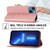 For iPhone 13 Cubic Grid Calf Texture Magnetic Closure Leather Phone Case(Rose Gold)