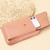 Shoulder Crossbody Bag Large Capacity Ladies Long Purse Mobile Phone Bag(Pink)