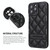 For iPhone 11 Diamond Pattern Leather Phone Case(Black)