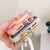 For iPhone 14 Pro Max Wave Edge Big Duck Silicone Phone Case with Wristband(White)