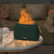 Simulation Flame Aromatherapy Humidifier Bedroom Ambient Light, Color: Green