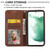 For Samsung Galaxy S21 5G Cubic Grid Calf Texture Magnetic Closure Leather Phone Case(Brown) For Samsung Galaxy S21 5G Cubic Grid Calf Texture Magnetic Closure Leather Phone Case(Brown)