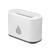 200ML Simulation Flame Aromatherapy Diffuser Humidifier Ultrasonic Air Purifier(White)