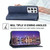 For Samsung Galaxy S21 Ultra 5G Cubic Grid Calf Texture Magnetic Closure Leather Phone Case(Blue) For Samsung Galaxy S21 Ultra 5G Cubic Grid Calf Texture Magnetic Closure Leather Phone Case(Blue)