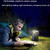 Solar Charging Super Bright Waterproof 8 LED Camping Flashlight Lamp