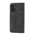 For Samsung Galaxy A32 4G Cubic Grid Calf Texture Magnetic Closure Leather Phone Case(Black)