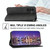 For Samsung Galaxy A32 4G Cubic Grid Calf Texture Magnetic Closure Leather Phone Case(Black)