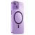 For iPhone 14 PC Crystal Clear Frosted Magnetic Magsafe Phone Case(Purple)