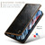 For iPhone 14 CaseMe 003 Crazy Horse Texture Leather Phone Case(Coffee)