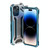 For iPhone 14 Pro R-JUST RJ17 Shockproof Armor Metal Phone Case(Blue)