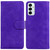 For Samsung Galaxy M13 4G Skin Feel Pure Color Flip Leather Phone Case(Purple)