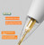For Apple Pencil 1/2 Transparent Replacement Pen Tip Transform Nib,Style: 6.0 Golden Needle