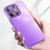 For  iPhone 14 Pro PC Crystal Clear Frosted Phone Case(Purple)