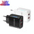 36W Dual Port QC3.0 USB Mobile Phone Charger Dual 18W Output, EU Plug(White)
