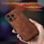 For iPhone 13 Pro Max AZNS 3D Embossed Skin Feel Phone Case(Dark Green)
