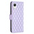 For Samsung Galaxy A23e 5G Diamond Lattice Wallet Leather Flip Phone Case(Purple)