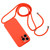 For iPhone 13 Pro Crossbody Lanyard Liquid Silicone Case(Orange) For iPhone 13 Pro Crossbody Lanyard Liquid Silicone Case(Orange)