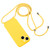 For iPhone 13 Crossbody Lanyard Liquid Silicone Case(Yellow) For iPhone 13 Crossbody Lanyard Liquid Silicone Case(Yellow)