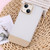 For iPhone 14 TPU + Electroplated PC Phone Case(White)