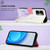 For Tecno Camon 19 PT003 Marble Pattern Flip Leather Phone Case(White Purple)