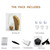Sound Amplifier Hearing Aid Headphones Sound Collector(EU Plug)