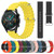 For Huawei Watch GT2 42mm 20mm Ocean Style Silicone Solid Color Watch Band(Green)