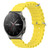For Huawei GT2 Pro 22mm Ocean Style Silicone Solid Color Watch Band(Yellow)