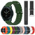 For Samsung Galaxy Watch 42mm 20mm Ocean Style Silicone Solid Color Watch Band(Pink)
