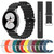 For Samsung Galaxy Watch 4 40mm 20mm Ocean Style Silicone Solid Color Watch Band(Yellow)