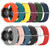 For Garmin Venu 20mm Ocean Style Silicone Solid Color Watch Band(Red)