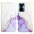 For Tecno Camon 19 Pro 5G PT003 Marble Pattern Flip Leather Phone Case(White Purple)
