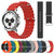 For Samsung  Galaxy Watch 4 Classic 42mm 20mm Ocean Style Silicone Solid Color Watch Band(Wine Red)