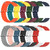 For Samsung  Galaxy Watch 4 Classic 42mm 20mm Ocean Style Silicone Solid Color Watch Band(Wine Red)