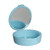 3 PCS Invisible Braces Box Orthodontic Retainer Box With Mirror(White)