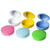3 PCS Invisible Braces Box Orthodontic Retainer Box With Mirror(White)