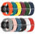 For Amazfit Pop 20mm Ocean Style Silicone Solid Color Watch Band(Red)