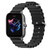 For Amazfit GTS 3 20mm Ocean Style Silicone Solid Color Watch Band(Black)
