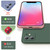 For iPhone 11 Silicone Phone Case with Wrist Strap(Blue)
