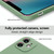 For iPhone 13 Silicone Phone Case with Wrist Strap(Grey Blue)