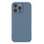 For iPhone 14 Pro Max Silicone Phone Case with Wrist Strap(Grey Blue)