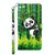 For Xiaomi Redmi 10A 3D Painting Pattern TPU + PU Leather Phone Case(Panda Climbing Bamboo)